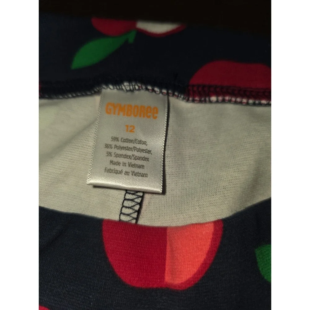 Gymboree head of the class back to school apple pants size 12 nwt
